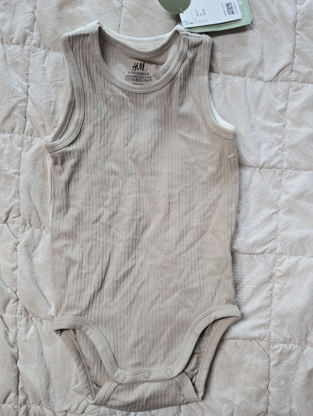 3 NWT H&M Ribbed Sleeveless One-Piece BodysuitS 2T